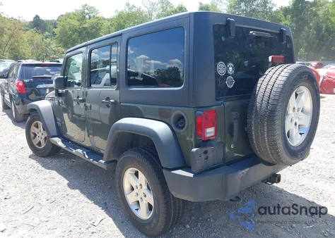 2015 Jeep Wrangler Unlimited Sport z USA, uszkodzony, nr VIN 1C4BJWDG7FL543157